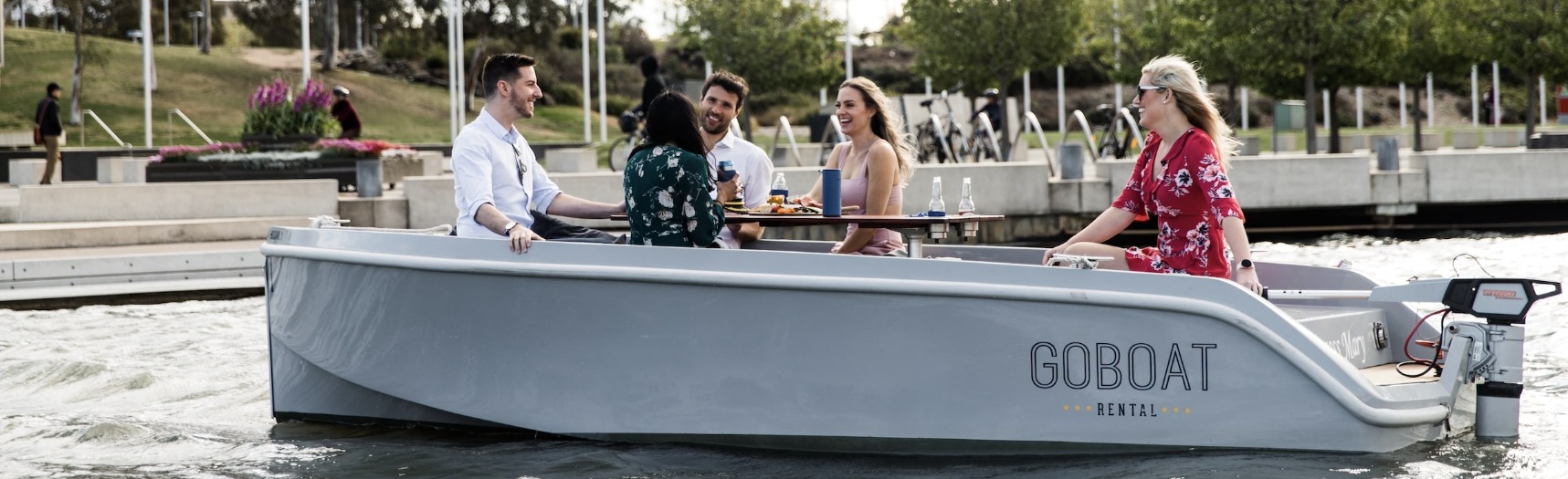 Hire a Brisbane GoBoat and Explore the River - Romantic Explorers