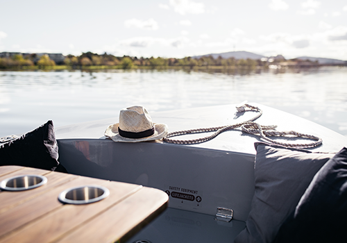 Contact Canberra - Experience your very own floating picnic spot